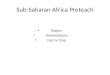 Sub-Saharan Africa Preteach Region Nomenclature Fact or Crap