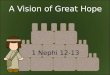 A Vision of Great Hope 1 Nephi 12-13. Insert Video Book of Mormon Restores Plain and Precious Things