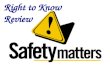 Right to Know Review. 1. What is hazard communication? A written document, warning sign, or a chemical label warning someone of hazardous material