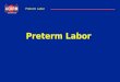 Preterm Labor International Preterm Labor. International Objectives Definition and Incidence Etiology Diagnosis Management - Delaying delivery - Promoting