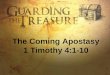 The Coming Apostasy 1 Timothy 4:1-10. Apolo Ohno