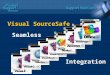 Visual SourceSafe Seamless Integration. 2 Agenda  Version Control  Architecture  Features  Integration  Configuration & Maintenance  Questions