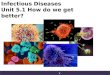 V v v v Infectious Diseases Unit 5.1 How do we get better?