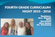 FOURTH GRADE CURRICULUM NIGHT 2015 - 2016 Teachers Mrs. Meade Miss Decoteau Miss Nolan Mr. Fennessy