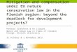 Mitigation and compensation under EU nature conservation law in the Flemish region: beyond the deadlock for development projects? Hendrik Schoukens & An