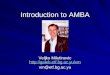Introduction to AMBA Veljko Milutinovic   vm@etf.bg.ac.yu