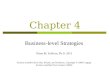 Chapter 4 Business-level Strategies Diane M. Sullivan, Ph.D. 2013 Sections modified from Hitt, Ireland, and Hoskisson, Copyright © 2008 Cengage Sections