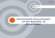 Government procurement of the Republic of Kazakhstan MF RK