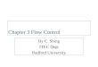 Chapter 3 Flow Control By C. Shing ITEC Dept Radford University