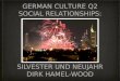 SILVESTER UND NEUJAHR DIRK HAMEL-WOOD GERMAN CULTURE Q2 SOCIAL RELATIONSHIPS: