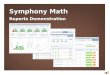 Symphony Math Reports Demonstration Symphony Math Reports Demonstration