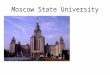 Moscow State University. Russia Schools system The education for kids in Russia is between age 6 and 15. The Russian School year is 4 terms. Russian schools