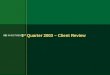 SEI INVESTMENTS 1 st Quarter 2003 – Client Review