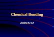 Chemical Bonding Sections 8.1-8.3. Objectives Identify types of chemical bonds Revisit Lewis symbols Analyze ionic bonding Compare and contrast ionic