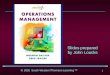 1. 2 Chapter 2 Operations Strategies in a Global Economy