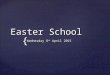 { Easter School Wednesday 8 th April 2015. Why gather data Why monitor Skills & Techniques   Methods of Data Collection   Methods of practice / programme