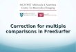 1 Correction for multiple comparisons in FreeSurfer