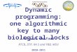 Dynamic programming: one algorithmic key to many biological locks Mikhail Gelfand RTCB, IITP, RA S and FBB, MSU 2010-2011