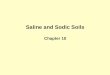 Saline and Sodic Soils Chapter 10. This one. Percent yield on y-axis and increasing level of salinity on x-axis