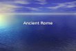 Ancient Rome. Terms to Define Terms to Define Patrician: wealthy aristocrat class that had come into being in Rome—Latin nobles. Patrician: wealthy aristocrat