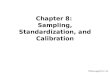 TMHsiung@2014 1/59 Chapter 8: Sampling, Standardization, and Calibration