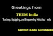 TEEM India Greetings from - Suresh Babu Gurindapalli
