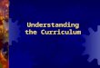 Understanding the Curriculum. Aims of Education What are the purposes of introducing IT/computer studies into the school curriculum?