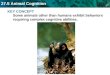 27.5 Animal Cognition KEY CONCEPT Some animals other than humans exhibit behaviors requiring complex cognitive abilities