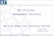 Page 1 17-Nov-15/Romania NP Efficient Management Consulting/1 NPE Confidential NP Efficient Management Solutions We will make your business better Marius
