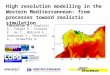 High resolution modelling in the Western Mediterrannean: from processes toward realistic simulation Zakardjian B., Doglioli A., Forget P., Fraunie P.,