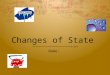 Changes of State Name:. Change of State  The particles of a substance move differently depending on the state of the substance. The particles also have