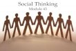 1 Social Thinking Module 43. QR code for the SG for the 43 44 45 Exam 2