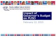 1 Impact of Governor’s Budget on PUSD February 12, 2015