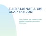 T-110.5140 NAF & XML SOAP and UDDI Sasu Tarkoma and Pekka Nikander Helsinki Institute for Information Technology
