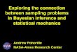 Exploring the connection between sampling problems in Bayesian inference and statistical mechanics Andrew Pohorille NASA-Ames Research Center