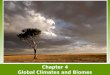 Chapter 4 Global Climates and Biomes. Thank you AshEl!!