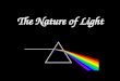 The Nature of Light. Part 1 – Properties of Light Light travels in straight lines: Laser
