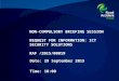 NON-COMPULSORY BRIEFING SESSION REQUEST FOR INFORMATION: ICT SECURITY SOLUTIONS RAF /2015/00019 Date: 29 September 2015 Time: 10:00
