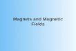 Magnets and Magnetic Fields. A Magnet attracts certain materials to itself. A magnet will attract Iron, Steel, Nickel, Cobalt and some alloys of these