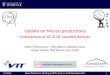 Update on Micron productions - Comparison of AC & DC coupled devices - Marko Milovanovic*, Phil Allport, Gianluigi Casse, Sergey Burdin, Paul Dervan, Ilya