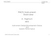 PACS IBDR 27/28 Feb 2002 PACS Instrument Overview1 Instrument Design/Development Status and System Performance PACS Instrument Overview A.Poglitsch MPE