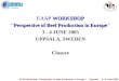 European Association Animal Production EAAP Workshop “Perspective of beef production in Europe “ Uppsala 3 - 4 June 2005 WORKSHOP Perspective of Beef Production