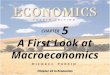 TM 5-1 Copyright © 1998 Addison Wesley Longman, Inc. CHAPTER 5 A First Look at Macroeconomics Chapter 22 in Economics