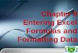 LOGO Chapter II Entering Excel Formulas and Formatting Data Friday, November 20, 2015