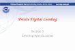 Precise Digital Leveling Section 5 Leveling Specifications