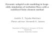 Dynamic subgrid-scale modeling in large- eddy simulation of turbulent flows with a stabilized finite element method Andrés E. Tejada-Martínez Thesis advisor: