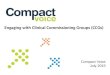 Engaging with Clinical Commissioning Groups (CCGs) Compact Voice July 2015
