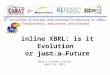 Inline XBRL: is it Evolution or just a Future Herm Fischer Mark V Systems Limited April 26, 2013