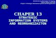 Introduction to Information Technology Turban, Rainer and Potter Chapter 13 Strategic Information Systems and Reorganization 1 CHAPER 13 STRATEGIC INFORMATION