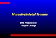 Musculoskeletal Trauma EMS Professions Temple College